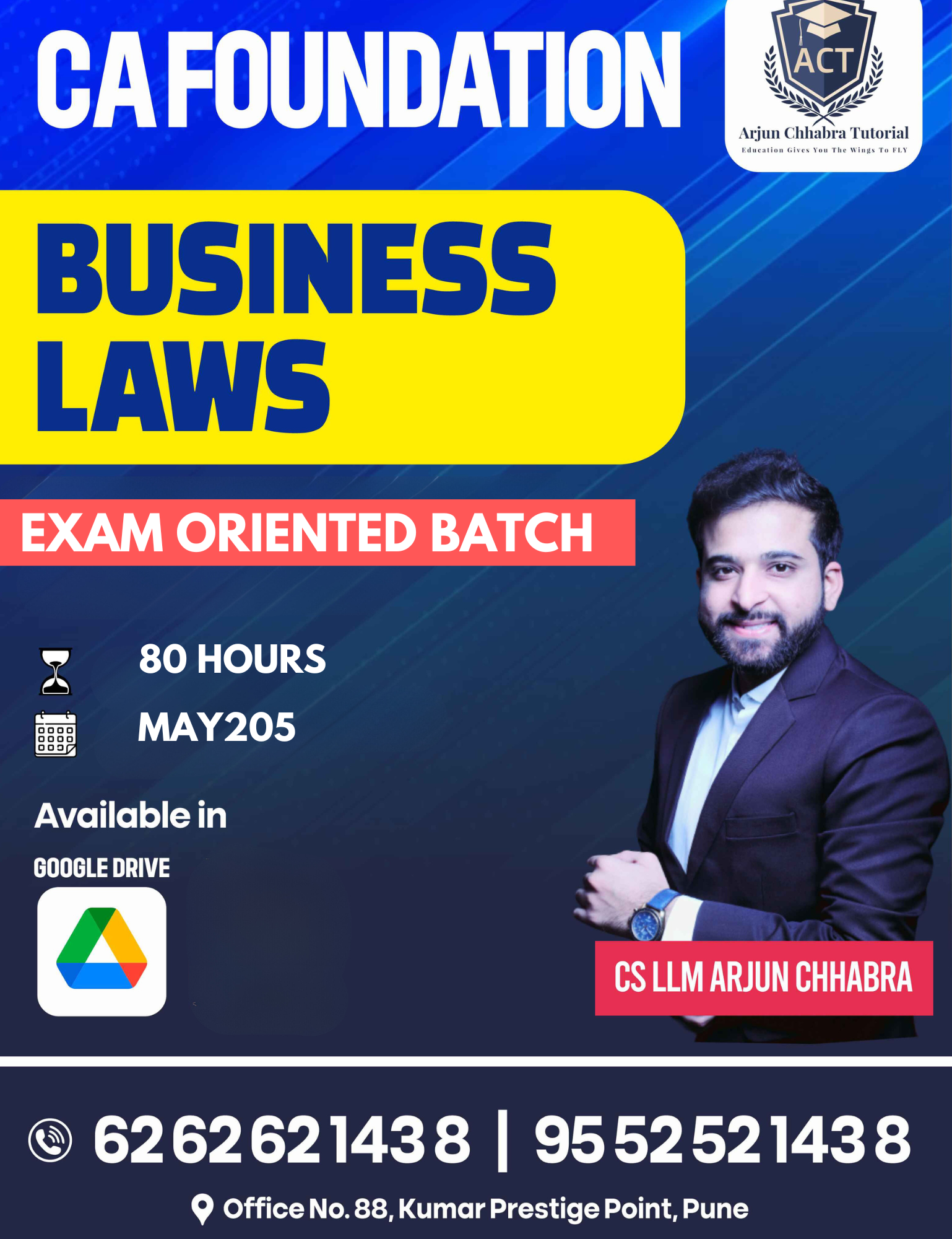 CA Foundation Business Laws (Fastrack Batch) for Sep 25
